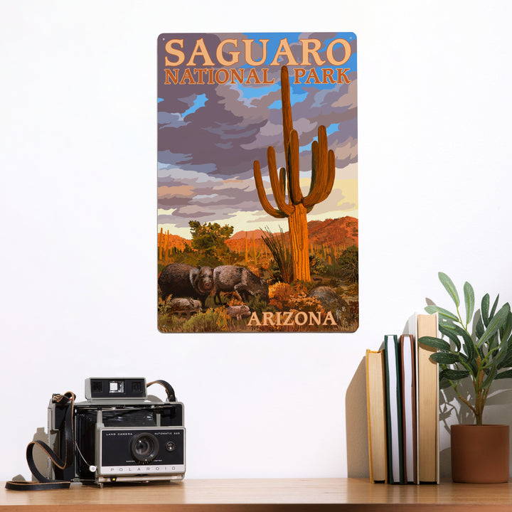 Saguaro National Park, Javelina, Metal Signs