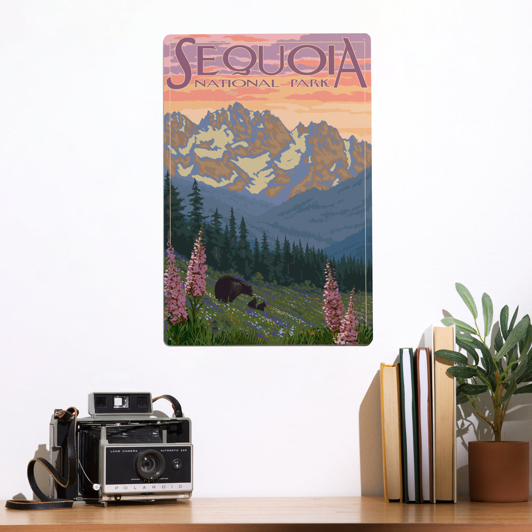 Sequoia National Park, California, Spring Flowers, Metal Signs