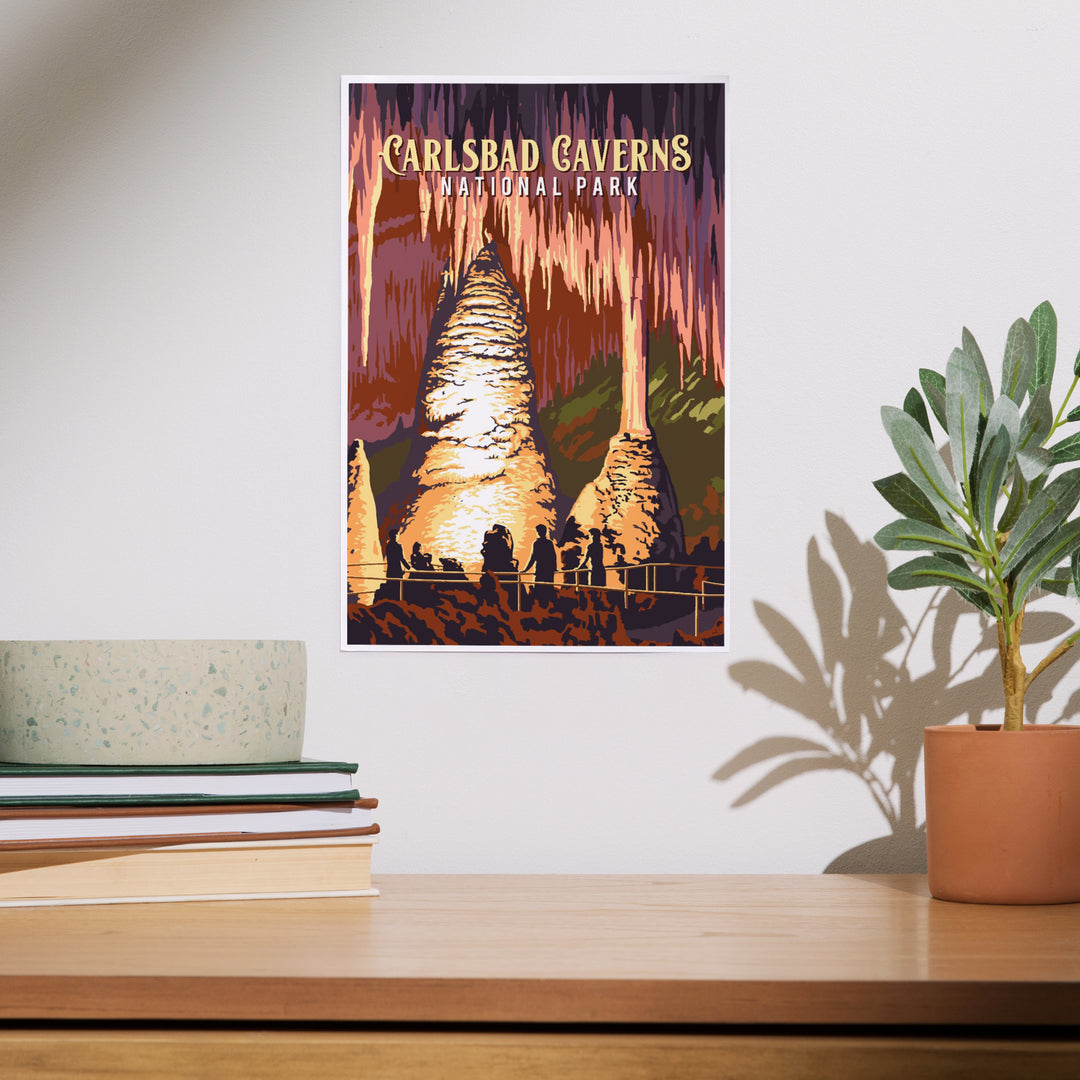 Carlsbad Caverns National Park, New Mexico, Painterly National Park Series, Art & Giclee Prints