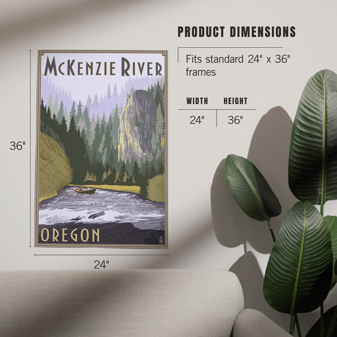McKenzie River, Oregon Scene, Art & Giclee Prints