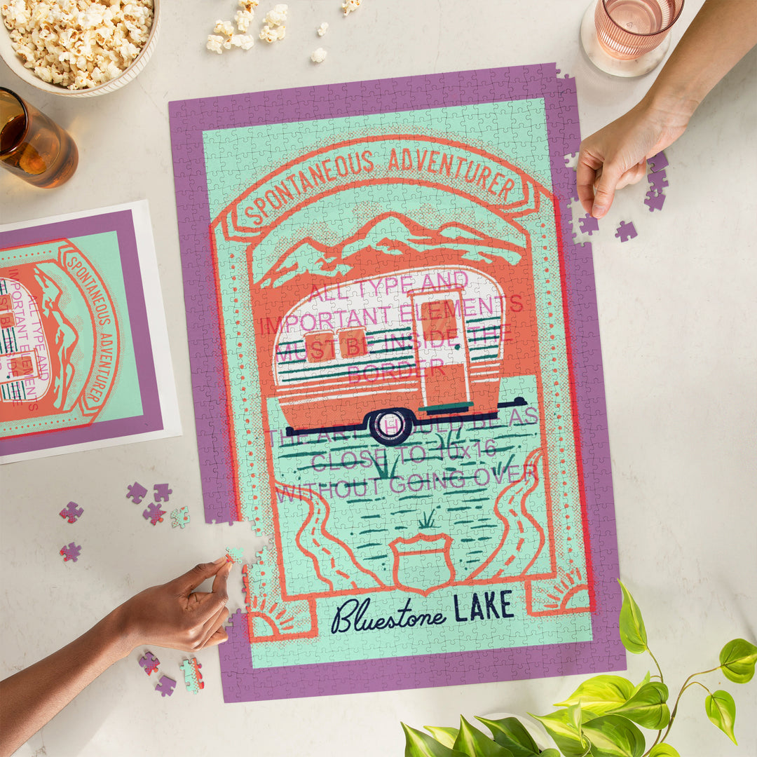 Bluestone Lake, WV, Lake Life Series, Spontaneous Adventurer, 1000 Piece Jigsaw Puzzle