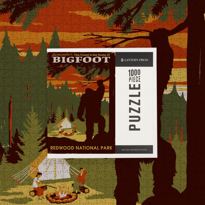 Redwood National Park, Home of Bigfoot, Jigsaw Puzzle