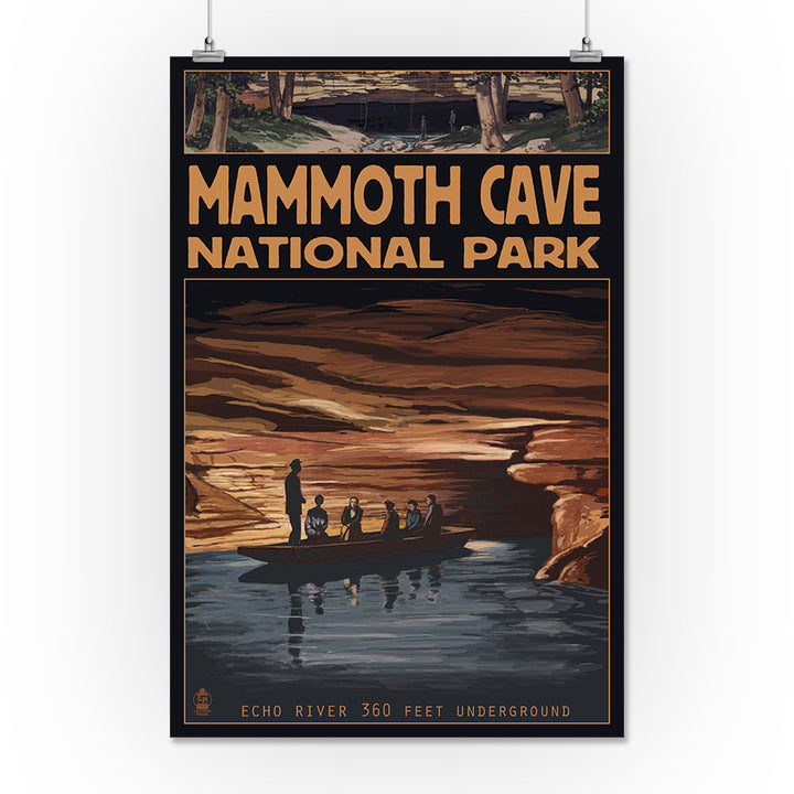 Mammoth Cave National Park, Kentucky, Echo River, Art & Giclee Prints - Lantern Press