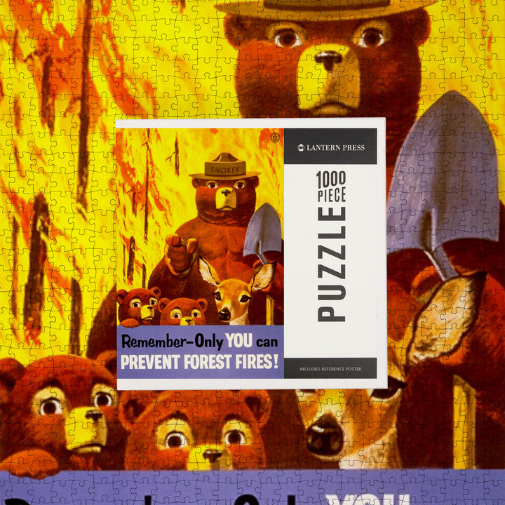 Smokey Bear, Remember, Officially Licensed Vintage Poster, Jigsaw Puzzle