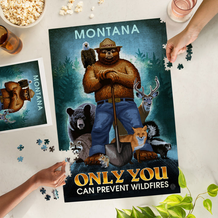 Montana, Smokey Bear, Only You Can Prevent Wildfires, Officially Licensed, Jigsaw Puzzle
