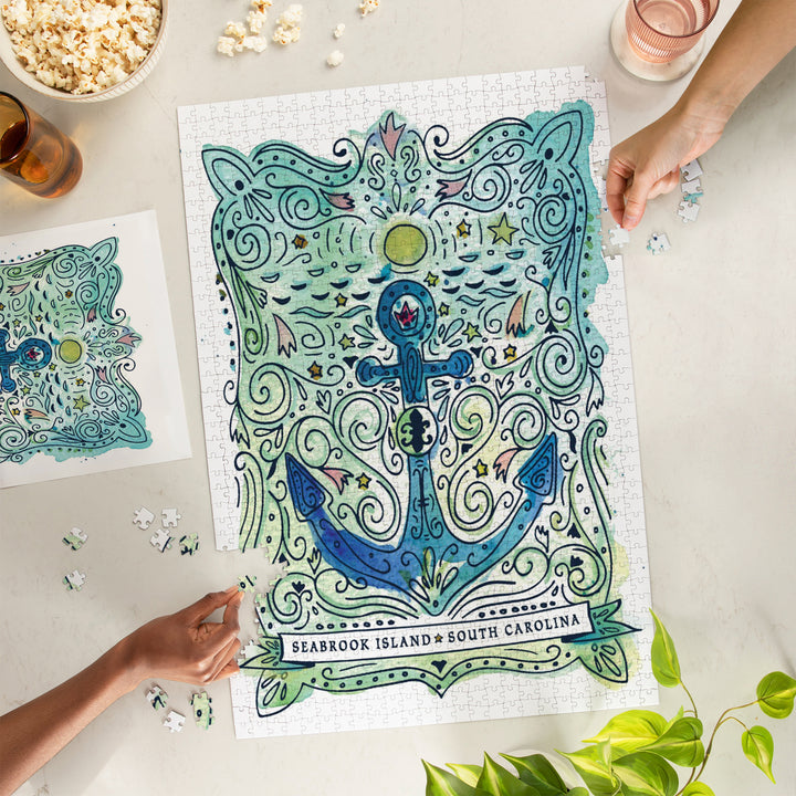 Seabrook Island, South Carolina, Anchor, Jigsaw Puzzle