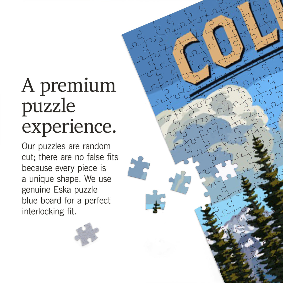 Colorado, Angler and River Rapids, 1000 Piece Jigsaw Puzzle