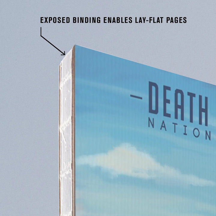 Lined 6x9 Journal, Death Valley National Park, California, Badwater Basin, Oil Painting, Lay Flat, 193 Pages, FSC paper