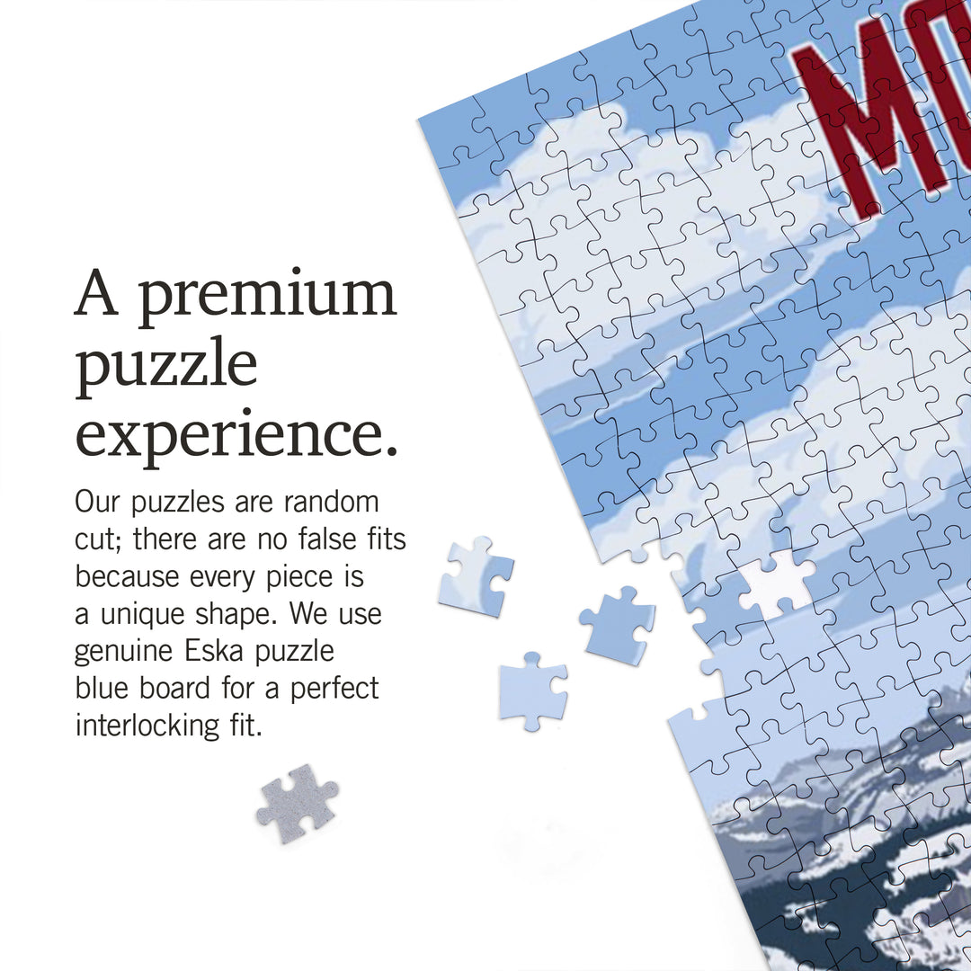 Montana, Painterly, Enjoy The View, 1000 Piece Jigsaw Puzzle