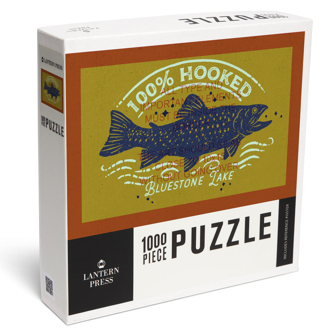 Bluestone Lake, WV, Lake Life Series, 100 Percent Hooked, 1000 Piece Jigsaw Puzzle