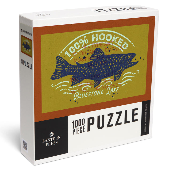 Bluestone Lake, WV, Lake Life Series, 100 Percent Hooked, 1000 Piece Jigsaw Puzzle