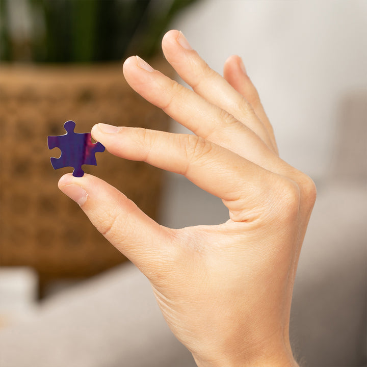 Sedona, Arizona, Oil Painting, Cathedral Rock under the Milky Way, 1000 Piece Jigsaw Puzzle