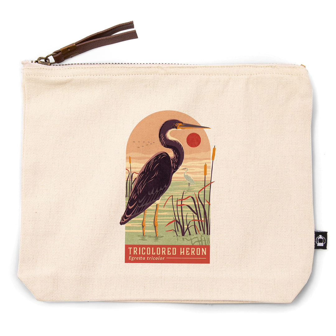 Shorebirds at Sunset Collection, Tricolored Heron, Bird, Contour, Accessory Go Bag
