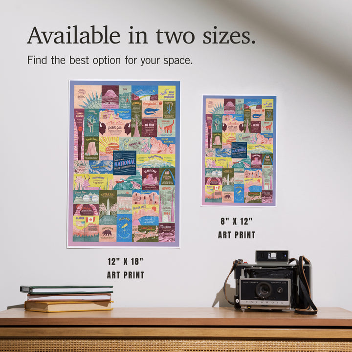 Explore Our National Parks and Monuments, Pastel, Art & Giclee Prints