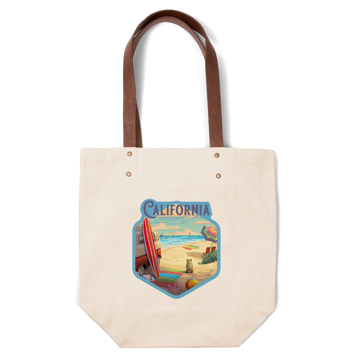 California, Beach Activities, Contour, Deluxe Tote