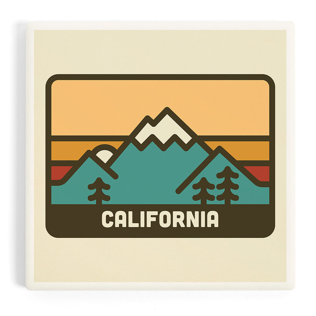 California, Simple, Mountain Range, Coasters