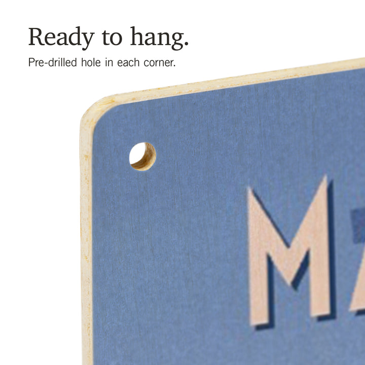 Massachusetts, Chill on the Uphill, Ski Lift, Wood Signs and Postcards