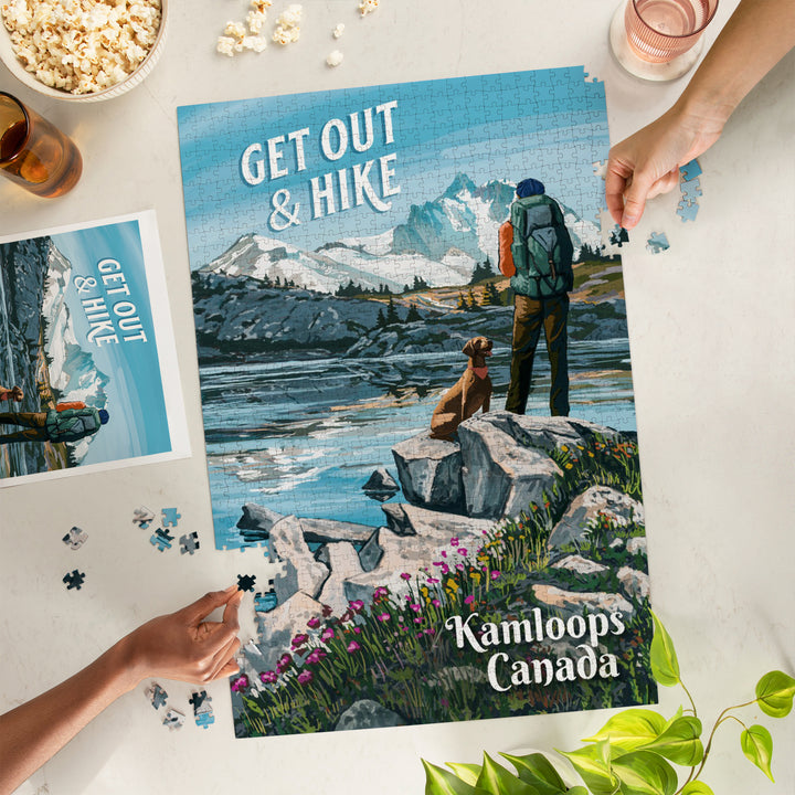 Kamloops, British Columbia, Canada, Get Out and Hike, Jigsaw Puzzle