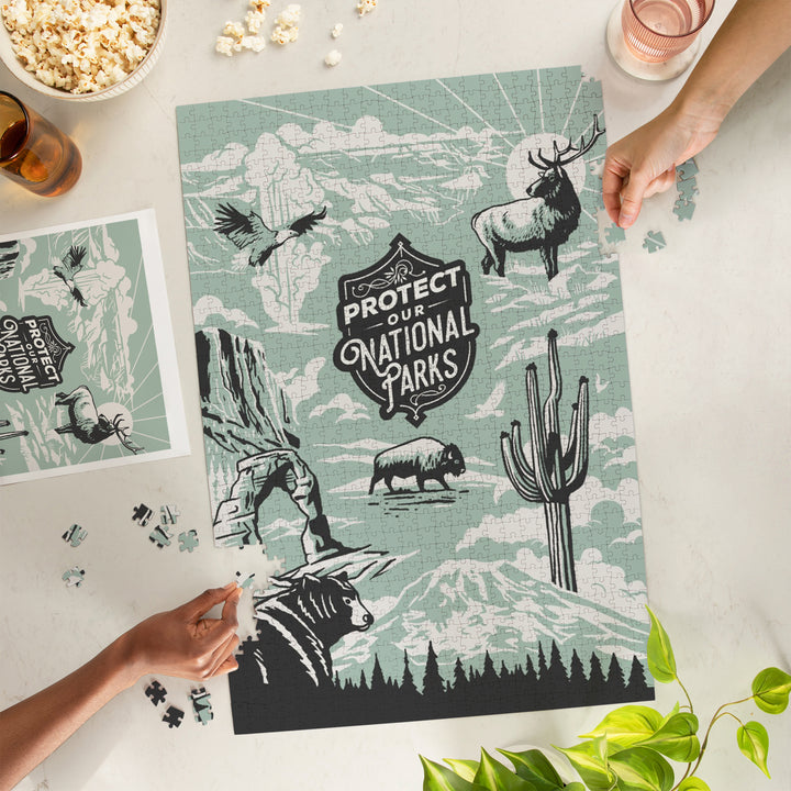 Protect our National Parks Collection, Better Outside, 1000 Piece Jigsaw Puzzle