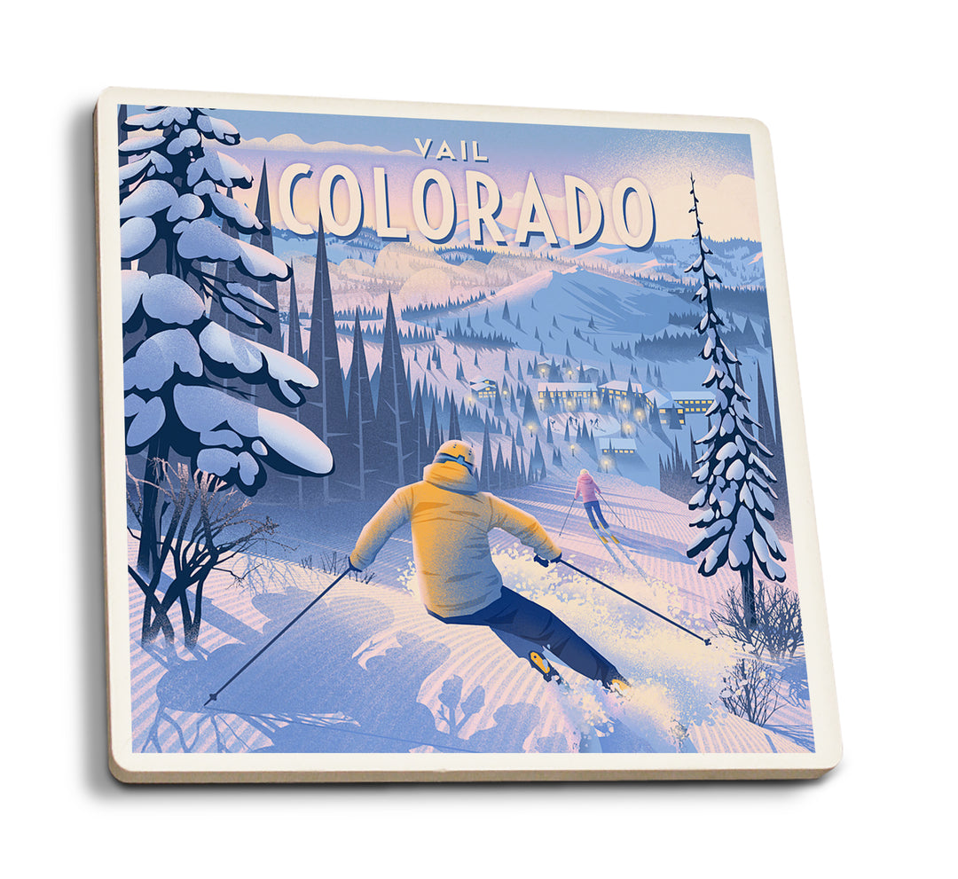 Vail, Colorado, Ski for Miles, Skiing, Coaster Set