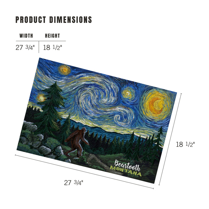 Beartooth, Montana, Starry Night, 1000 Piece Jigsaw Puzzle