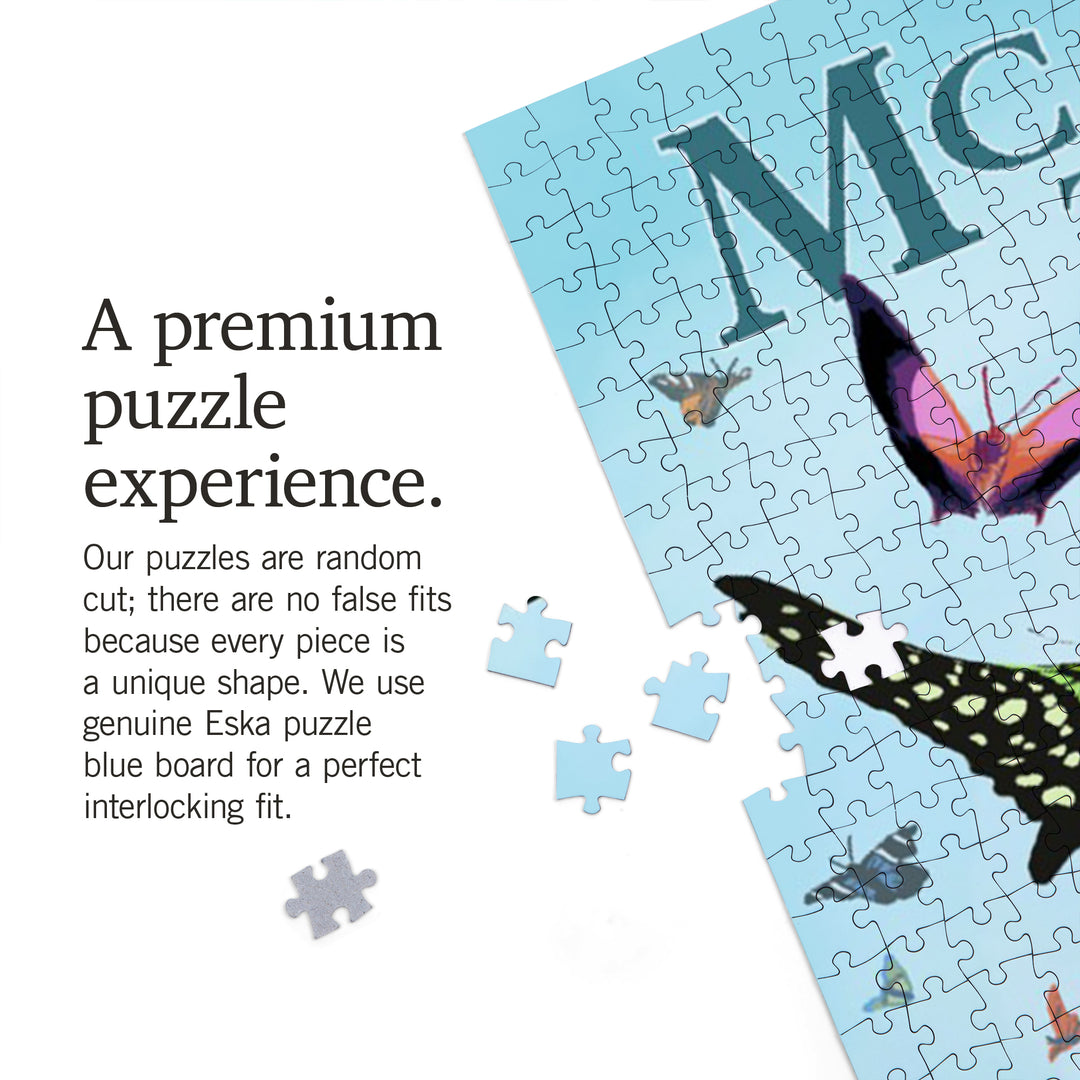 McAllen, Texas, Butterfly Garden, 1000 Piece Jigsaw Puzzle