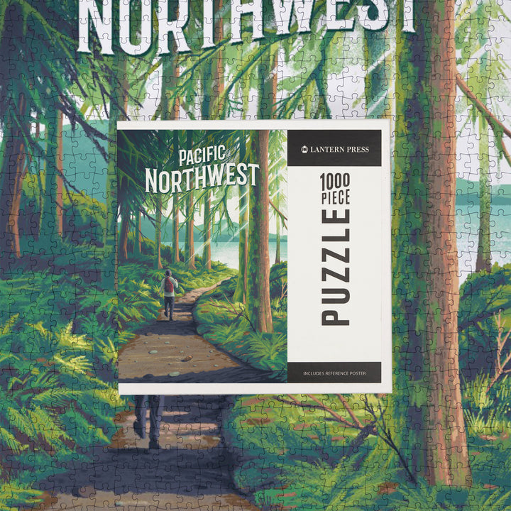 Pacific Northwest, Walk In The Woods, Day Hike, 1000 Piece Jigsaw Puzzle