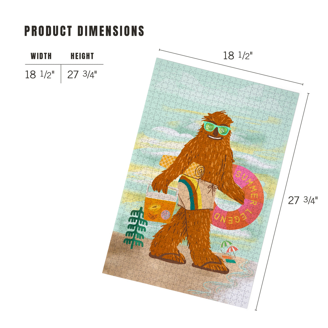 Summer Legend, Bigfoot, 1000 Piece Jigsaw Puzzle