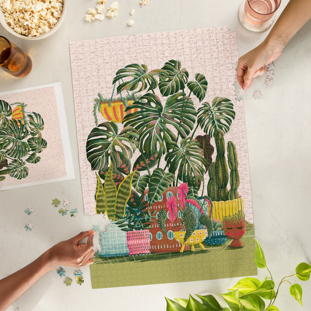 Plant Parent, Tropical Greenery, 1000 Piece Jigsaw Puzzle