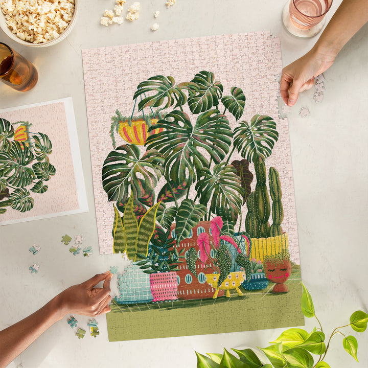Plant Parent, Tropical Greenery, 1000 Piece Jigsaw Puzzle