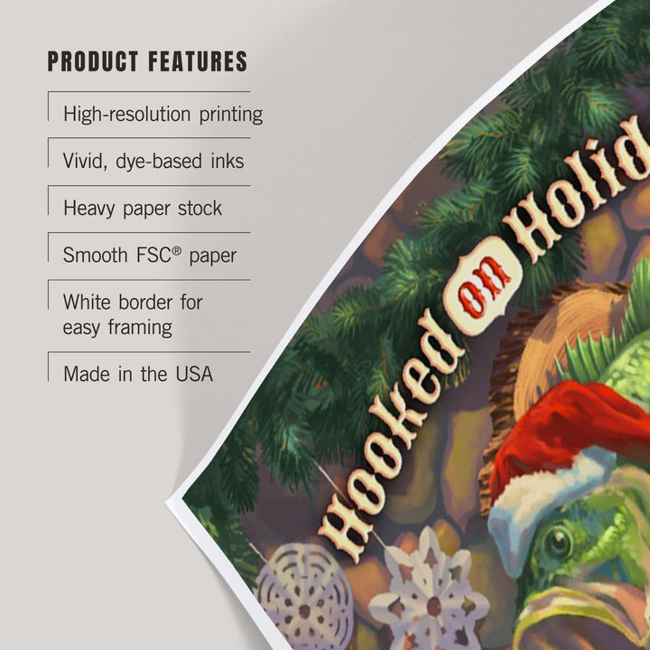 Hooked on Holidays, Oil Painting 141237, Art & Giclee Prints