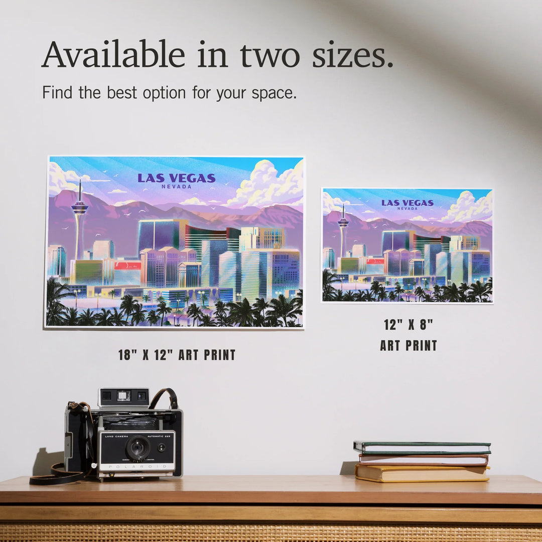 Las Vegas, Nevada, Lithograph, City Series, Art & Giclee Prints