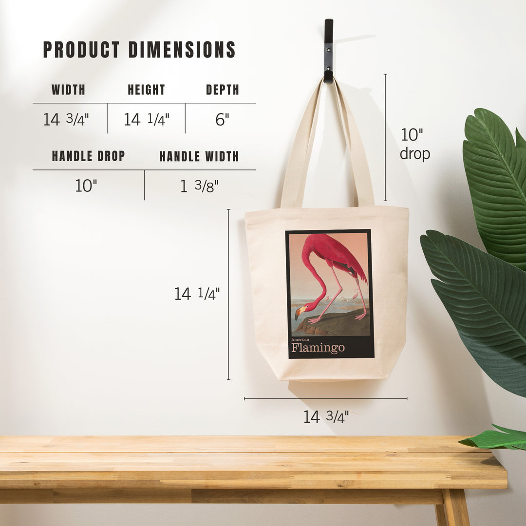 Audubon Birds of North America, Flamingo, Tote Bag