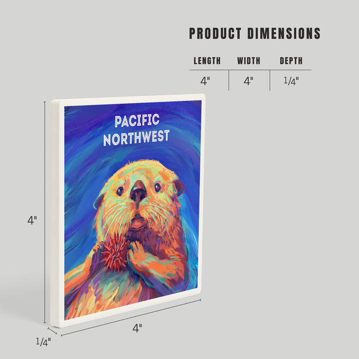 Pacific Northwest, Vivid, Sea Otter, Coasters