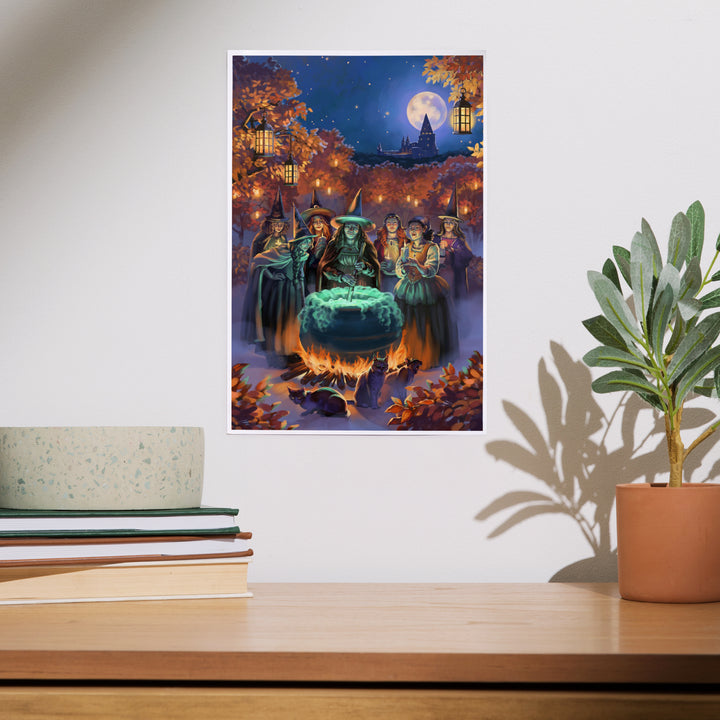 Oil Painting, Witch's Gathering, Art & Giclee Prints