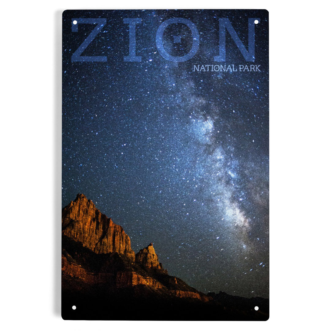 Zion National Park, Utah, Milkyway, Metal Signs