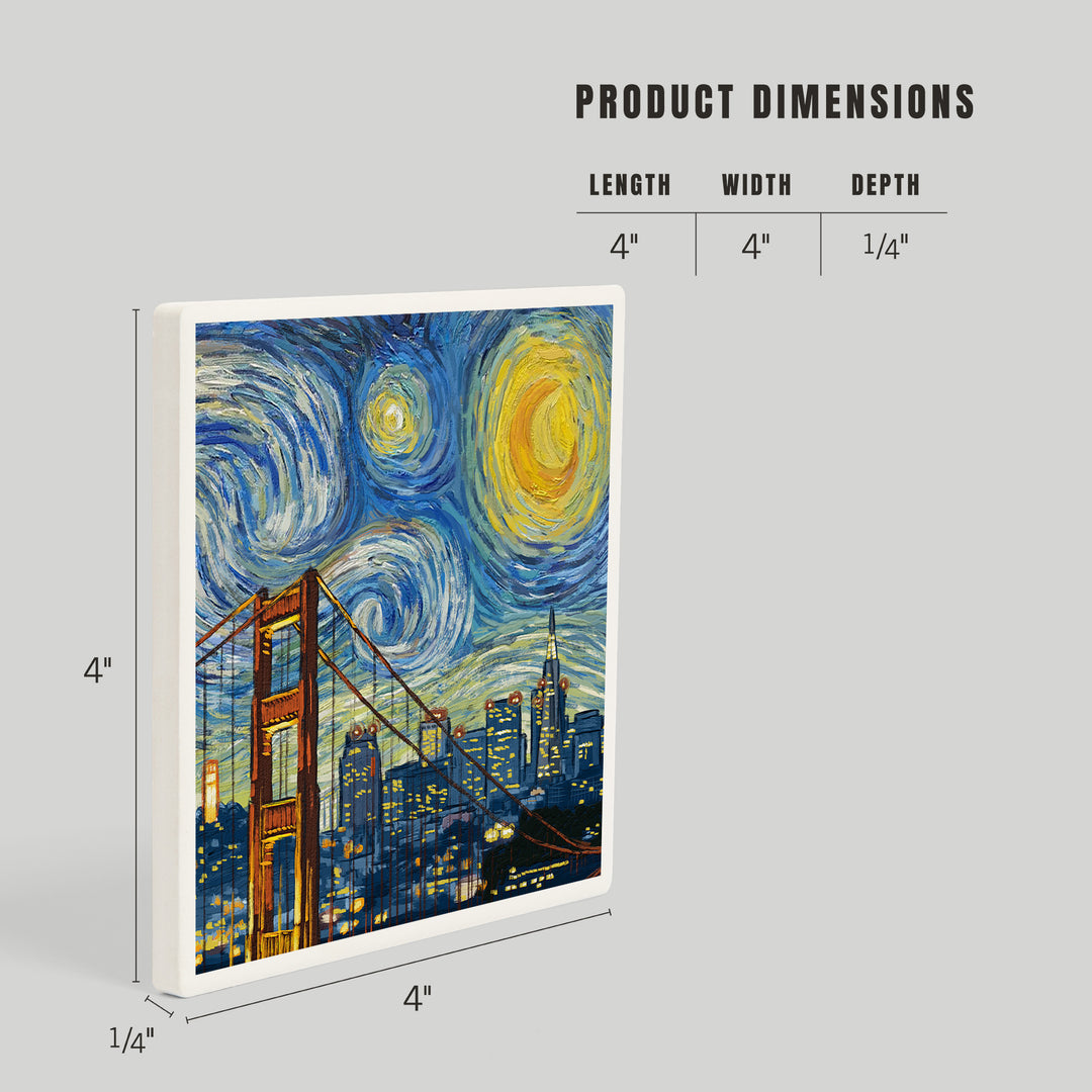 San Francisco, California, Starry Night City Series, Coasters