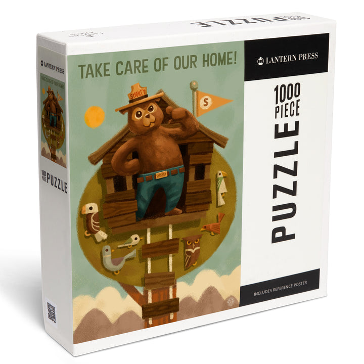 Smokey Bear, Treehouse, Officially Licensed, Jigsaw Puzzle