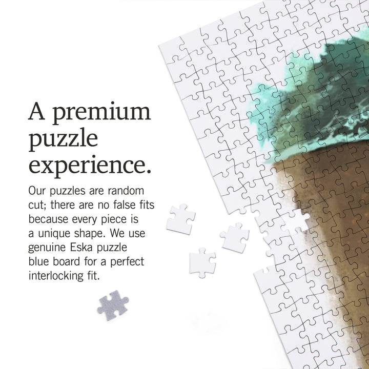 Norfolk, Virginia, Watercolor, Blue Crab, 1000 Piece Jigsaw Puzzle