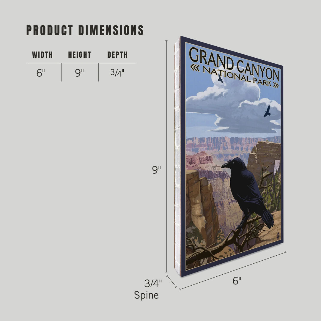 Lined 6x9 Journal, Grand Canyon National Park, Arizona, Ravens and Angels Window, Lay Flat, 193 Pages, FSC paper