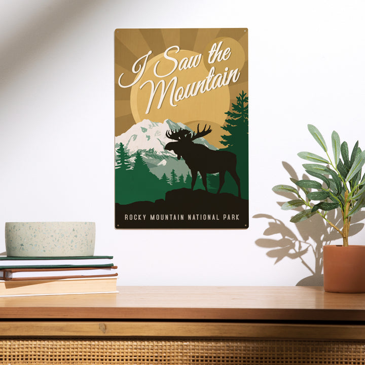 Rocky Mountain National Park, Colorado, I Saw the, Wood Sign and Postcards