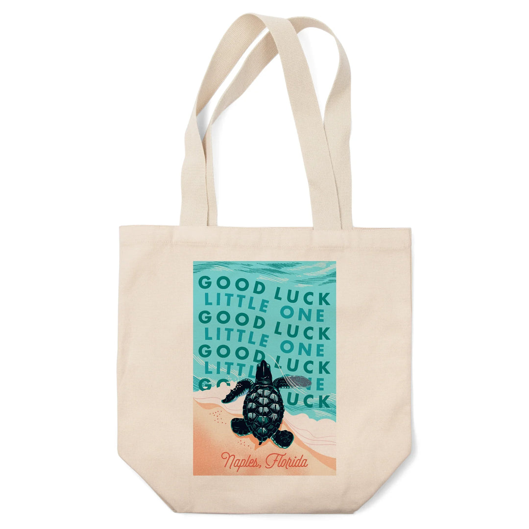 Naples, Florida, Courageous Explorer, Good Luck Little One, Tote Bag