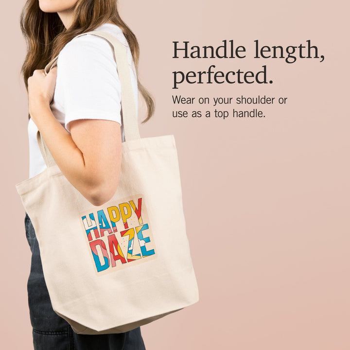 70s Sunshine Collection, Happy Daze,, Tote Bag Totes Lantern Press 