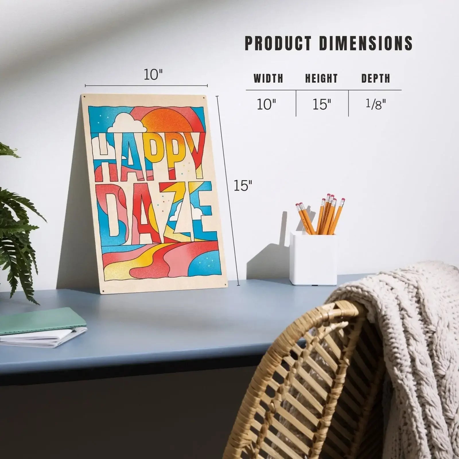 70s Sunshine Collection, Happy Daze, Wood Signs and Postcards