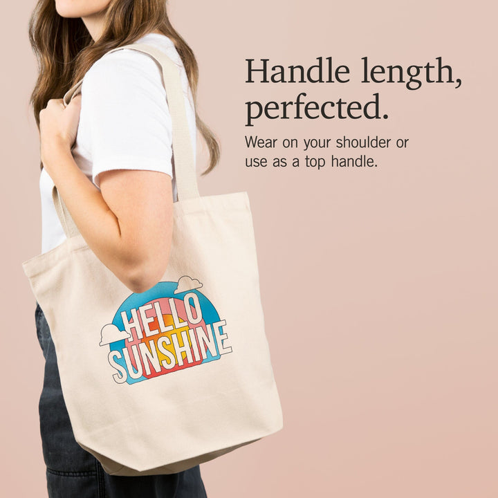 70s Sunshine Collection, Hello Sunshine,, Tote Bag Totes Lantern Press 