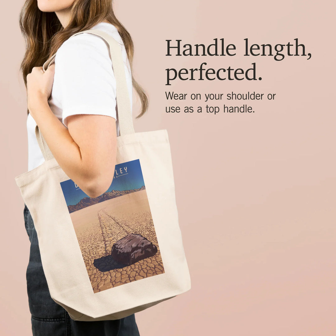 Death Valley National Park, California, Racetrack Playa, Tote Bag