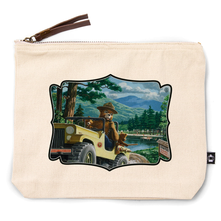 Smokey Bear, Leaving in SUV, Contour, Vintage Poster, Accessory Go Bag