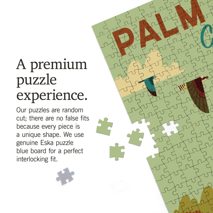 Palm Springs, California, Geometric Series, Jigsaw Puzzle
