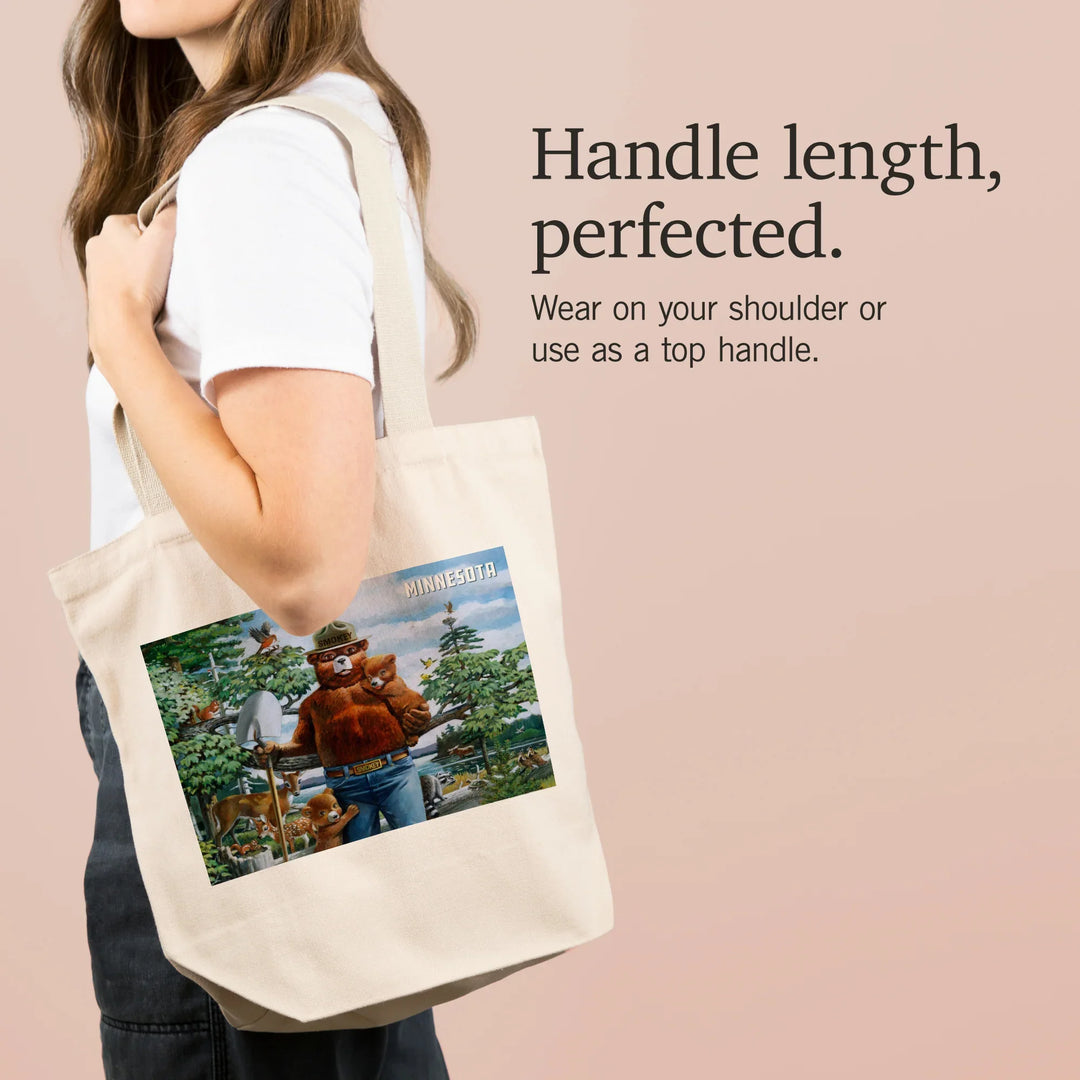 Minnesota, Smokey Bear, Smokey Says, Prevent Wildfires, Tote Bag