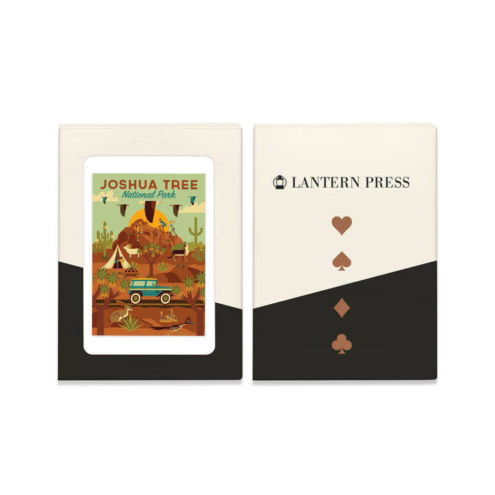 Playing Cards, Joshua Tree National Park Geometric, 52 Card Deck with Jokers in Box, Unique Art
